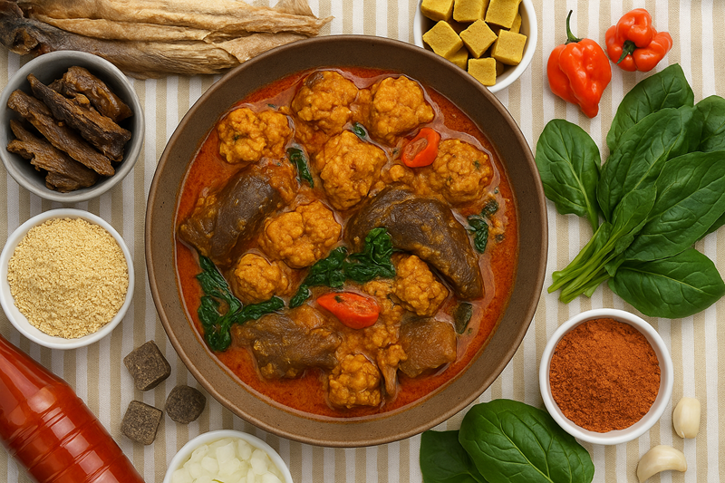 How to Egusi Soup with the Moulded Method (Akpuruakpu)– Authentic Nigerian Comfort Food🍲 2 Egusi Soup with the moulded method