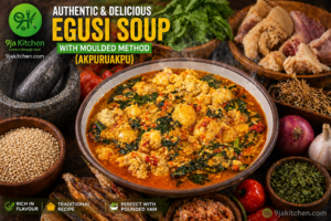 How To Make Delicious Egusi Soup With Moulded Method (Akpuruakpu)🍲