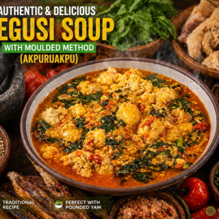 Egusi Soup With Moulded Method