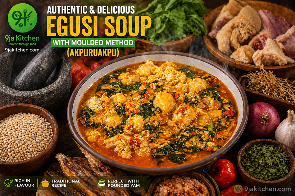 Egusi Soup With Moulded Method