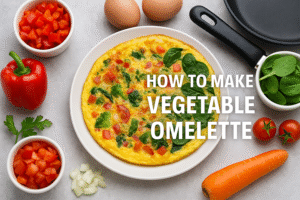 How to Make Vegetable Omelette: A Nutritious & Flavorful Delight for Your Table🥚🌿
