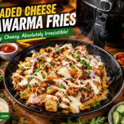 Loaded Cheese Shawarma Fries