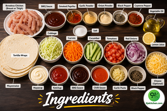 How to Make Smoky BBQ Chicken Shawarma: A Bold Smoky Delight🌯🔥 2 easy shawarma recipe