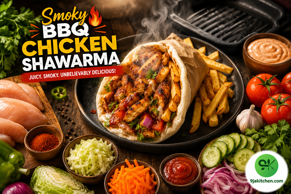 Smoky BBQ Chicken Shawarma