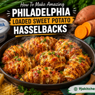 Philadelphia Loaded Sweet Potato Hasselbacks