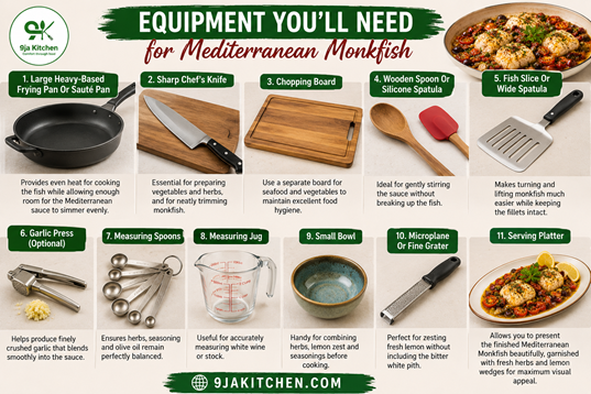 Mediterranean Monkfish Equipment