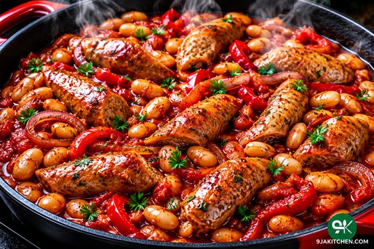 Amazing Quorn Sausage Casserole with Beans: Family Favourite 🫘 4 high protein vegetarian meals