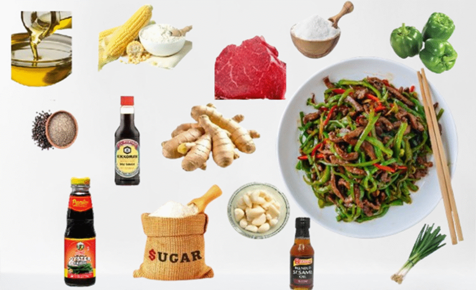 Beef and Green Pepper Stir-Fry