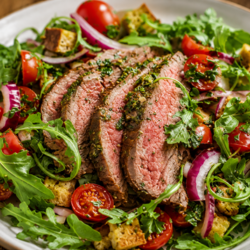 beef and vegetable salad