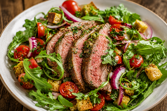 beef and vegetable salad