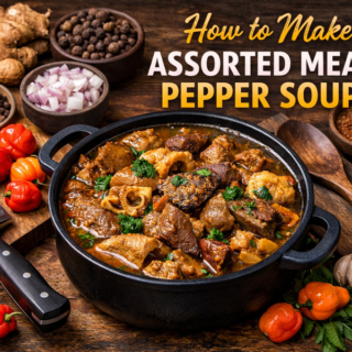 Assorted meat pepper soup