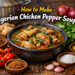 Nigerian chicken pepper soup