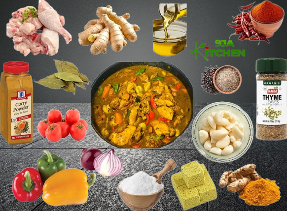 Nigeria Chicken Curry Sauce