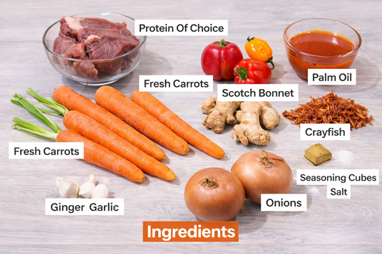 Nigerian vegetable stew without tomatoes