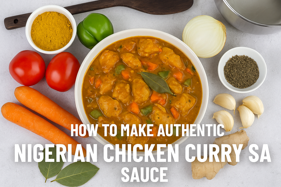 Nigerian Chicken Curry Sauce