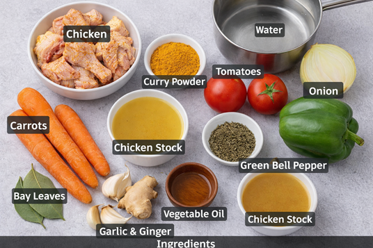 Chicken curry Nigerian style