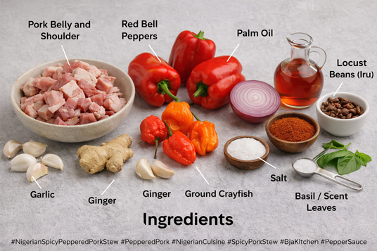 🥘How to Prepare Delicious Nigerian Spicy Peppered Pork Stew 3 Spicy Nigerian Pork Stew