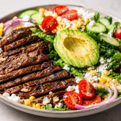 homemade steak salad