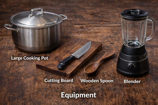 nigerian chicken pepper soup equipment