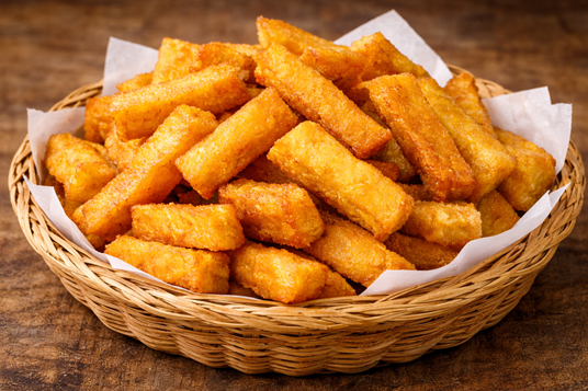 crispy fried yam