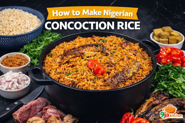 How To Make Nigerian Concoction Rice - Delicious Power Recipe 🍚🔥 ...