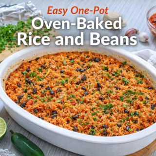 Oven-Baked Rice And Beans