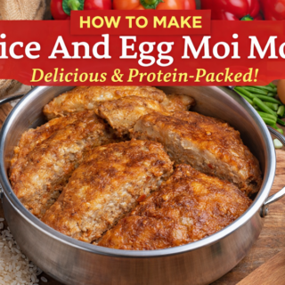 Rice And Egg Moi Moi