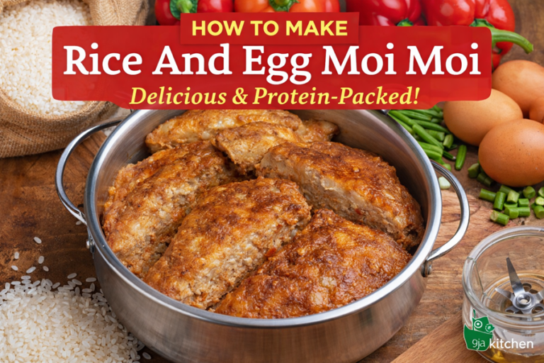 How To Make Rice And Egg Moi Moi: Delicious Protein-Packed Recipe🍚 ...