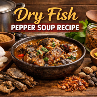 Dry fish pepper soup