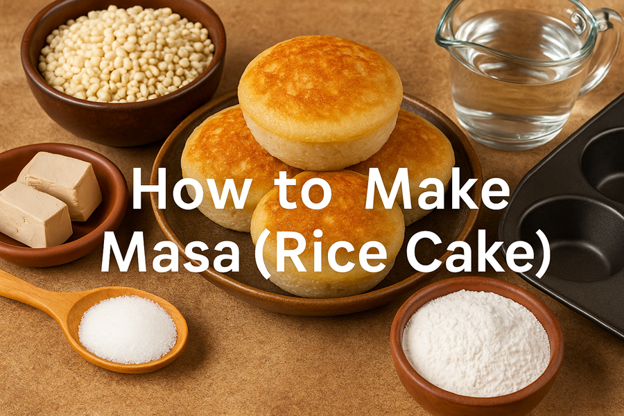 How to make Masa (Rice Cake)
