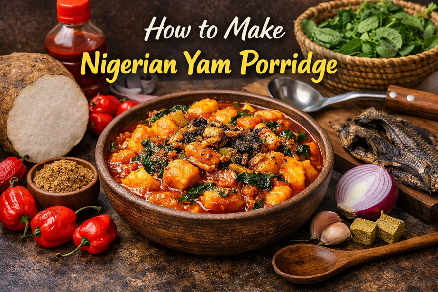 Nigerian Yam Porridge