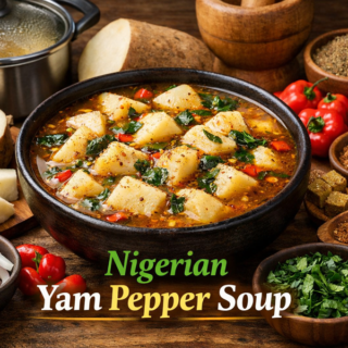 Nigerian yam pepper soup
