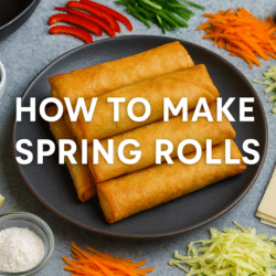 How to make Spring Rolls