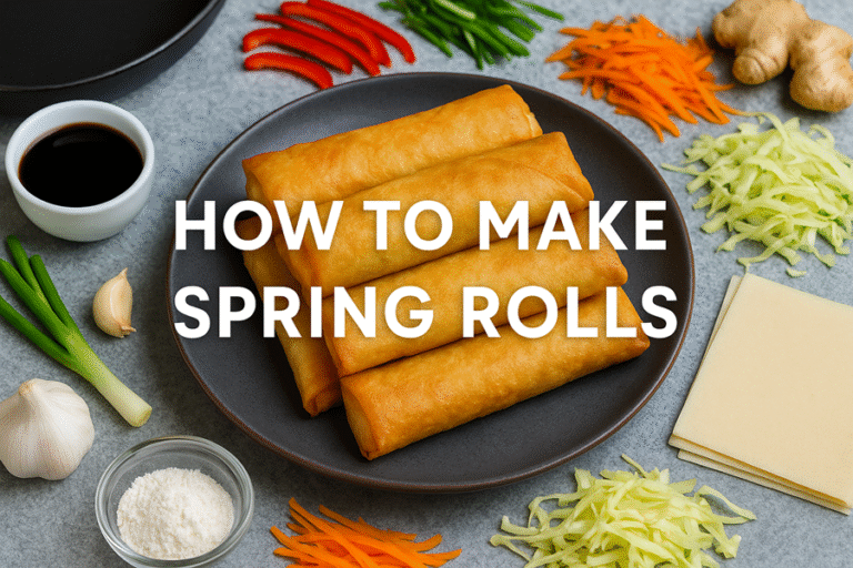 How to Make Spring Rolls: The Ultimate Easy & Delicious Homemade Recipe ...