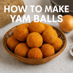 How to make Yam Balls