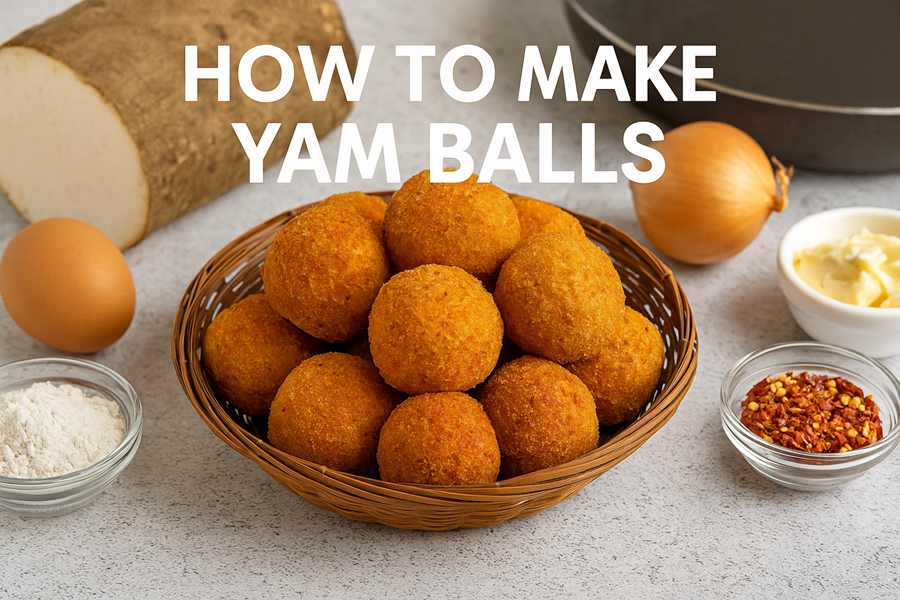 How to make Yam Balls