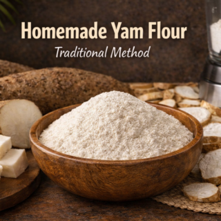 How to make yam flour