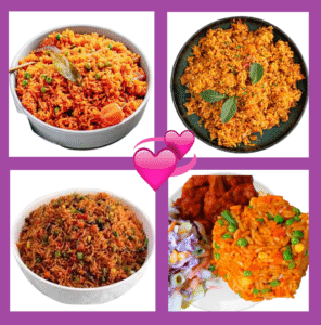 Mixed Vegetables Jollof Rice