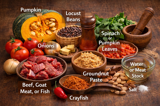 authentic Miyan Taushe Soup