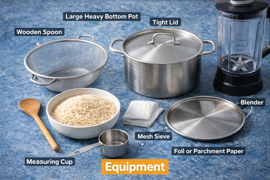 Nigerian Jollof Rice Equipment