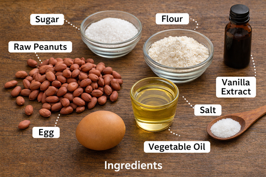 Nigerian coated peanuts