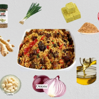 Nigerian Peppered Meat Rice