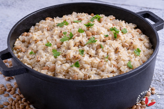 Healthy Rice and Beans Meal
