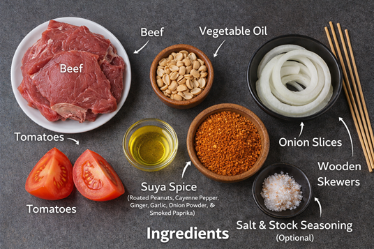 How to Make Suya: A Powerful & Heartwarming Nigerian Grilled Delight🌶️🔥 2 West African Street Food Recipes