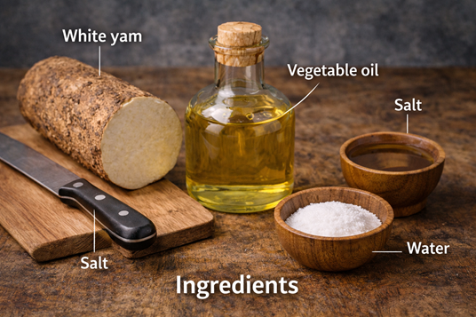 how to make fried yam