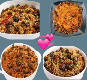 Nigerian Peppered Meat Rice (Asun Rice)