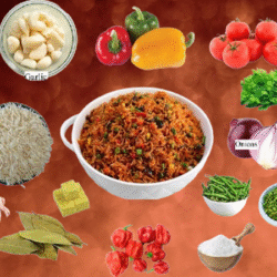 Mixed Vegetables Jollof Rice