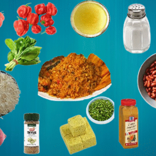 Jollof Rice and Beans