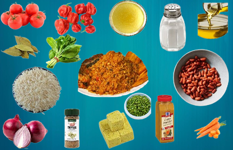 Jollof Rice and Beans