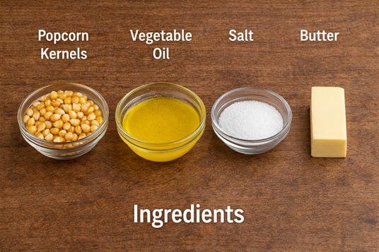 Homemade popcorn